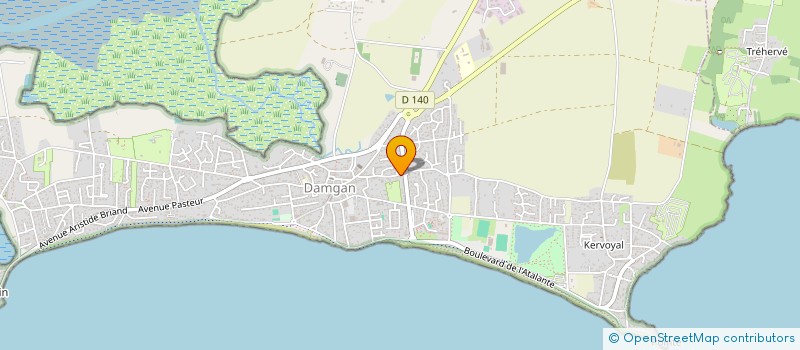 localisation de l'entreprise COMITE INTER ENTR DU BATIMENT  DAMGAN