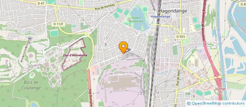 localisation de l'entreprise COMITE INTER ENTREPR ASCOMETAL SAFE  HAGONDANGE