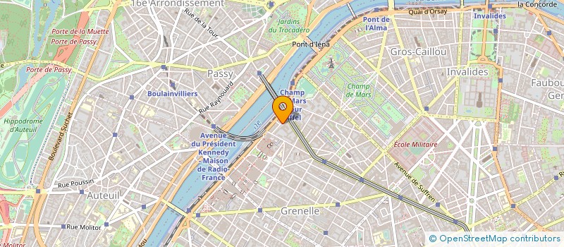 localisation de l'entreprise COMITE INTER ENTREPRISE DE RESTAURATION à PARIS