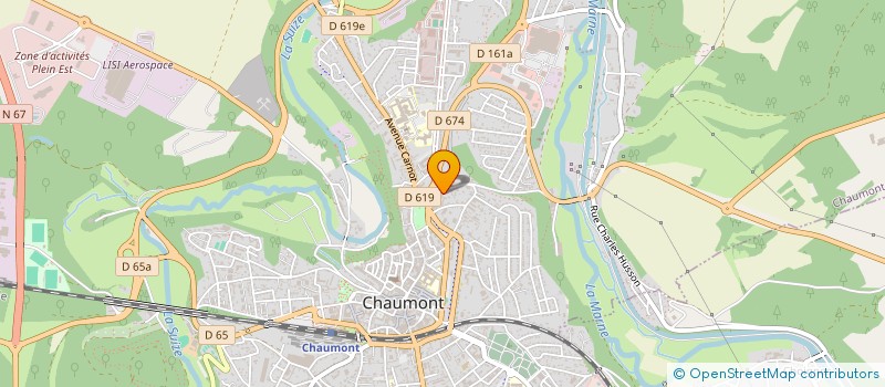 localisation de l'entreprise COMITE INTER OEUVRES SOCIALES à CHAUMONT