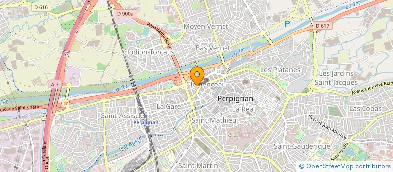 localisation de l'entreprise COMITE INTERBANCAIRE PO COMMIS.SANITAIRE à PERPIGNAN