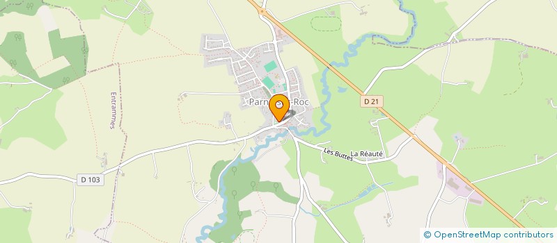 localisation de l'entreprise COMITE INTERCOM POUR ANIMATION JEUNESSE à PARNE-SUR-ROC