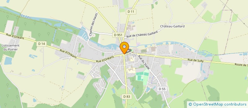 localisation de l'entreprise COMITE INTERDEPARTEMENTAL CHER, EURE ET LOIR ET LOIRET F.F.S.T.B. à NEUVY-EN-SULLIAS