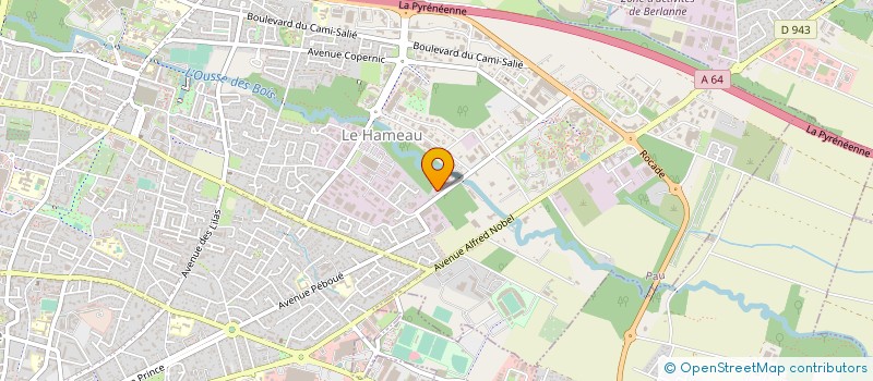 localisation de l'entreprise COMITE INTERENTREPRISE à PAU
