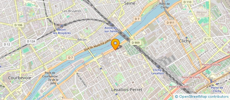 localisation de l'entreprise COMITE INTERENTREPRISE RESTAURANT PERSON à LEVALLOIS-PERRET