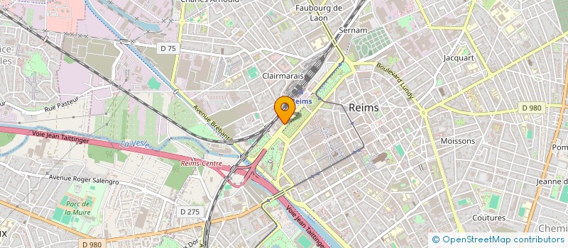 localisation de l'entreprise COMITE INTERENTREPRISES MUTUALITE AGRICO  REIMS