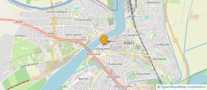 localisation de l'entreprise COMITE INTERET DE QUARTIER LA ROQUETTE à ARLES