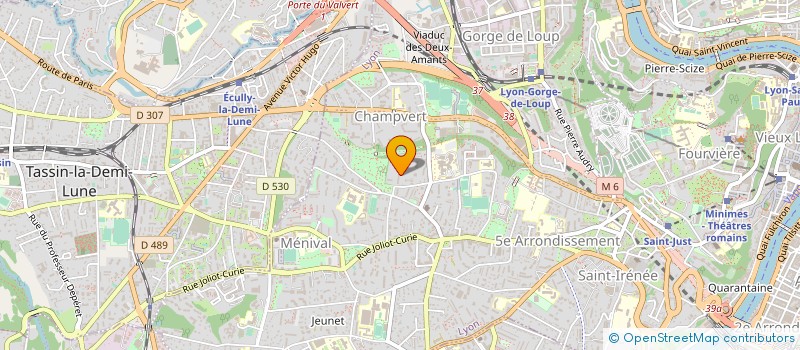 localisation de l'entreprise COMITE INTERET LOCAL CHAMPVERT à LYON