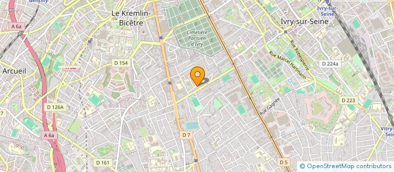 localisation de l'entreprise COMITE INTERNATIONAL D'AIDE ET D'INSERTION à VILLEJUIF