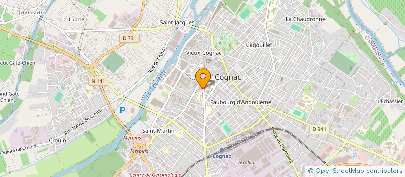 localisation de l'entreprise COMITE INTERPROF DU LOGEMENT ARR COGNAC à COGNAC