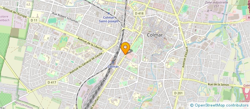 localisation de l'entreprise COMITE INTERPROF LOGEMENT COLMAR ET ENV à COLMAR