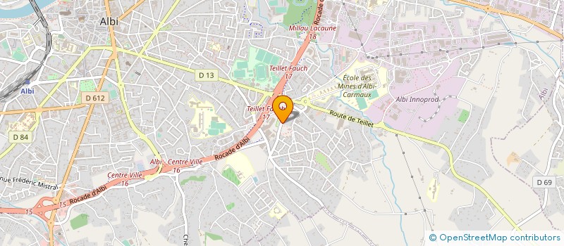 localisation de l'entreprise COMITE INTERPROF VIANDE BOVINE DU TARN à ALBI