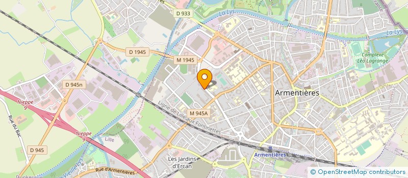 localisation de l'entreprise COMITE INTERPROFESSIONNEL DU LOGEMENT à ARMENTIERES