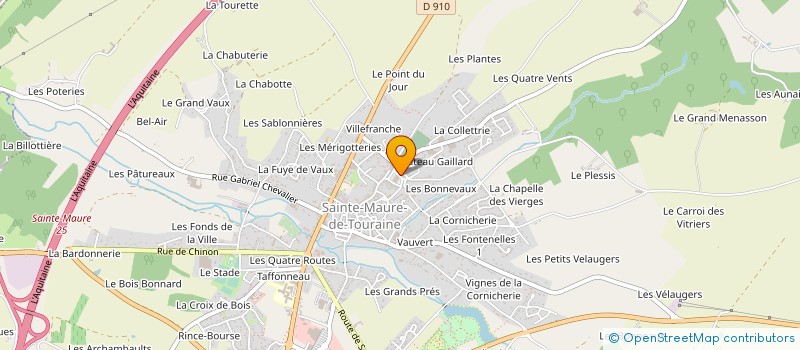 localisation de l'entreprise COMITE INTERPROFESSIONNEL DU SAINTE MAURE DE TOURAINE à SAINTE-MAURE-DE-TOURAINE