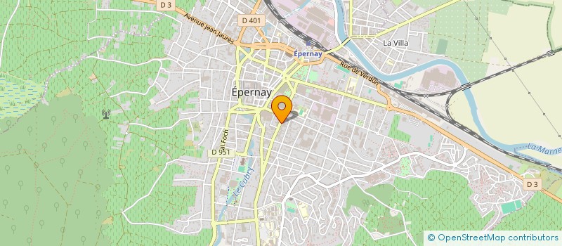 localisation de l'entreprise COMITE INTERPROFESSIONNEL DU VIN DE CHAMPAGNE  EPERNAY