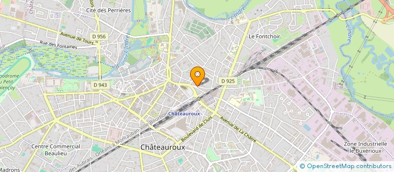 localisation de l'entreprise COMITE INTERPROFESSIONNEL LOGEMENT INDRE à CHATEAUROUX