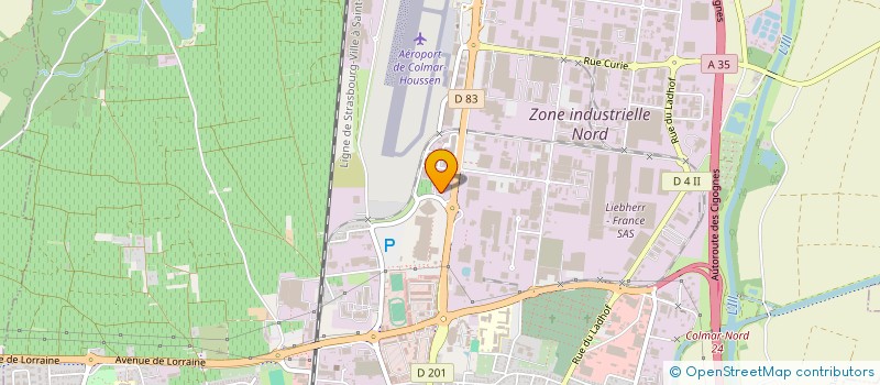 localisation de l'entreprise COMITE INTERPROFESSIONNEL VIN D'ALSACE  COLMAR