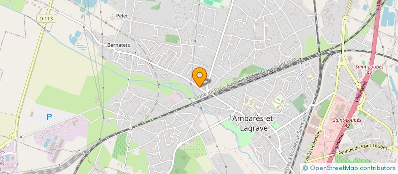 localisation de l'entreprise COMITE INTERREGIONAL DE CAISSES A SAVON FOLKLORIQUE à AMBARES-ET-LAGRAVE