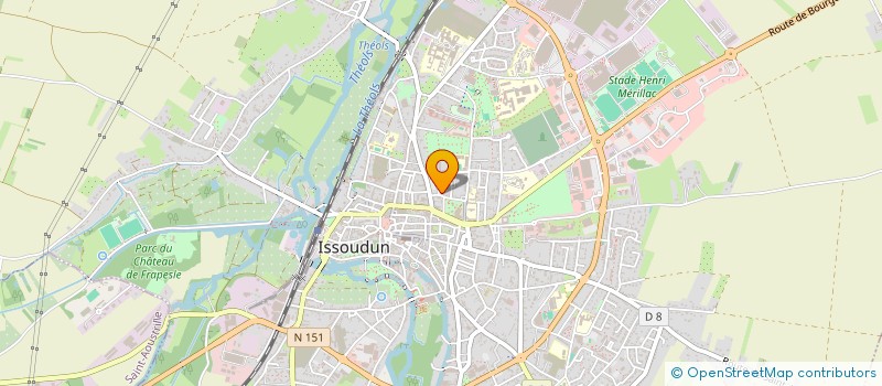 localisation de l'entreprise COMITE ISSOLDUNOIS DE LA FETE à ISSOUDUN