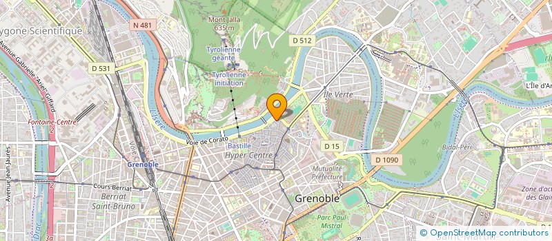 localisation de l'entreprise COMITE ITALIEN ASSISTANCE DE GRENOBLE  GRENOBLE