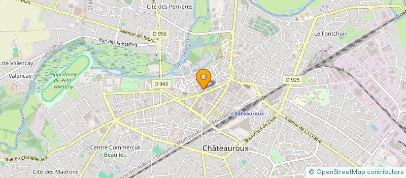 localisation de l'entreprise COMITE JUMELAGE à CHATEAUROUX