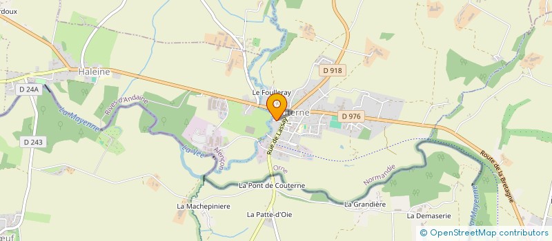 localisation de l'entreprise COMITE JUMELAGE COOPERATION TIERS MONDE à LA FERTE MACE