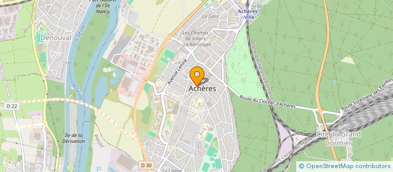 localisation de l'entreprise COMITE JUMELAGE D ACHERES  ACHERES