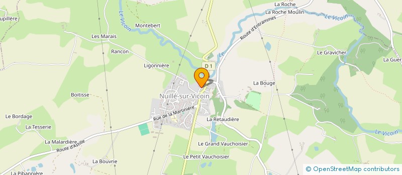 localisation de l'entreprise COMITE JUMELAGE L'HUISSERIE KOLBINGEN à L'HUISSERIE