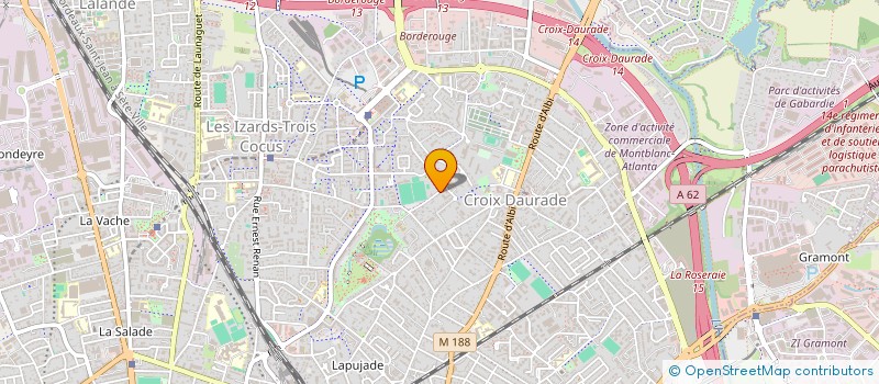 localisation de l'entreprise COMITE LAICITE REPUBLIQUE TOULOUSE MIDI-PYRENEES  TOULOUSE