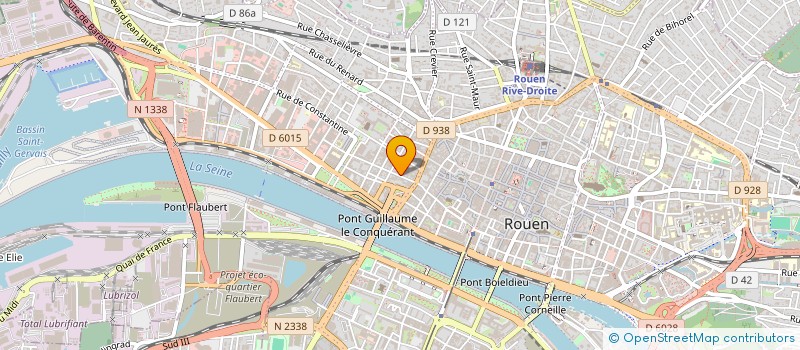 localisation de l'entreprise COMITE LIAISON ACCUEIL TRAV ET  ROUEN