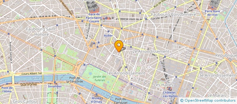 localisation de l'entreprise COMITE LIAISON FRANC DU RIDEAU à PARIS