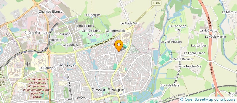localisation de l'entreprise COMITE LIAISON INTERVENANT FORMAT OCCAS à CESSON-SEVIGNE