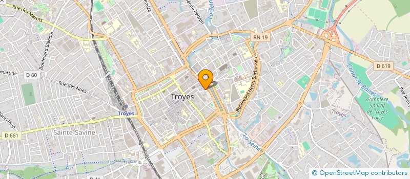localisation de l'entreprise COMITE LIAISONS ROUTIERES AUTOROUTIERES à TROYES