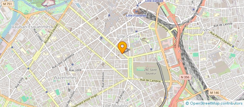 localisation de l'entreprise COMITE LILLOIS ORGANISATEUR DU CONGRE KINE à LILLE
