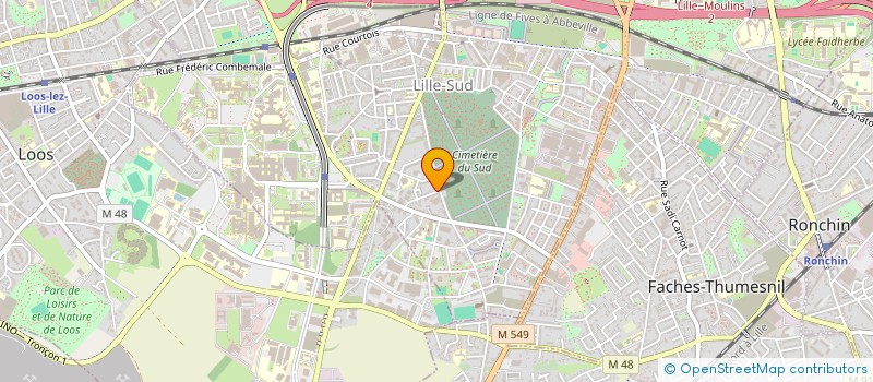 localisation de l'entreprise COMITE LILLOIS POUR LA ROUMANIE  LILLE