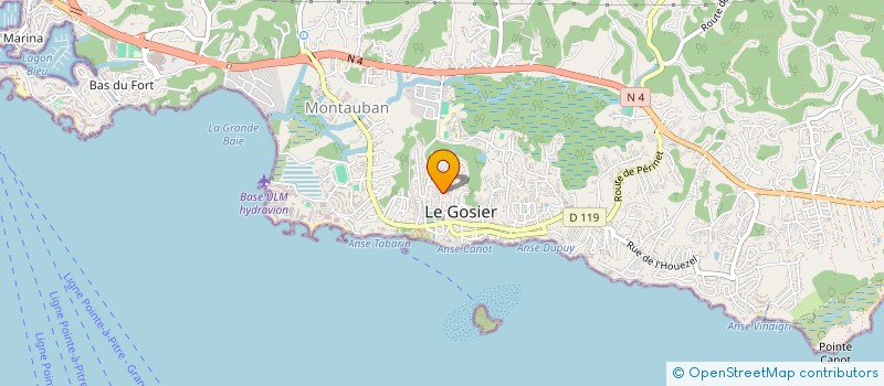 localisation de l'entreprise COMITE LM EVENT WEST INDIES RADIO DES ILES AGENCY BTP SECURITY à LE GOSIER