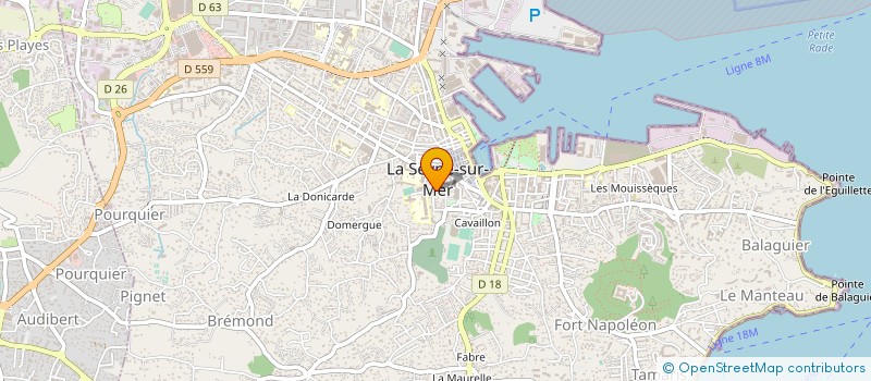 localisation de l'entreprise COMITE LOCAL CGT POUR DROIT AU TRAVAIL à LA SEYNE-SUR-MER