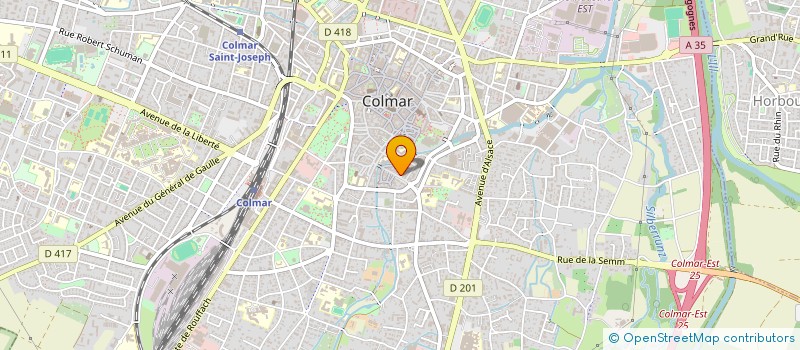 localisation de l'entreprise COMITE LOCAL D'ACTION POUR LE DROIT AU TRAVAIL ET LA PROMOTION DU DROIT AU TRAVAIL  COLMAR
