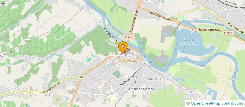 localisation de l'entreprise COMITE LOCAL D AIDE AU LOGEMENT à SAINT-AIGNAN