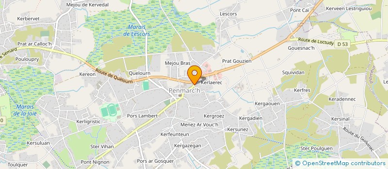 localisation de l'entreprise COMITE LOCAL DE L EMPLOIDU PAYS BIGOUDE à PENMARCH