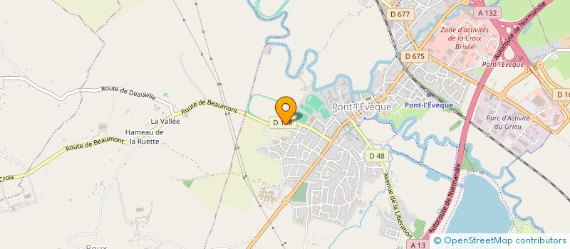 localisation de l'entreprise COMITE LOCAL DE PONT L EVEQUE BLANGY LE CHATEAU ET SES ENVIRONS FED NLE ANCIENS COMBATTANTS ALGERIE  PONT L'EVEQUE