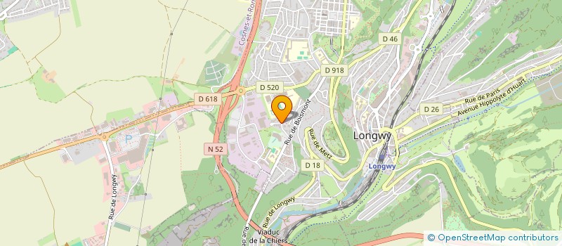 localisation de l'entreprise COMITE LOCAL DE PROMOTION DES PROJETS DE LONGWY à LONGWY