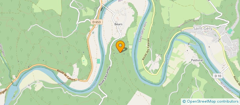 localisation de l'entreprise COMITE LOCAL DE SAINT-GERY DE LA FEDERATION NATIONALE DES ANCIENS COMBATTANTS EN ALGERIE, MAROC ET TUNISIE  SAINT GERY-VERS