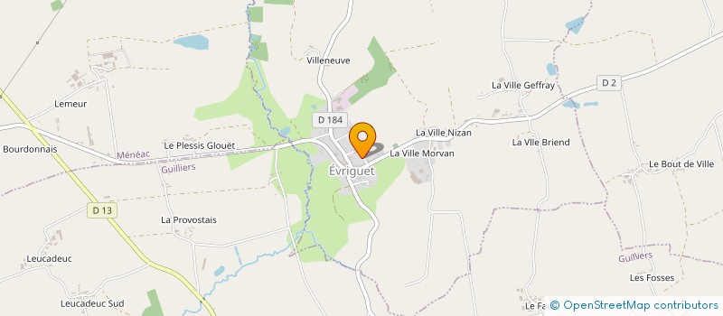 localisation de l'entreprise COMITE LOCAL DE SAINT MALO DES TROIS FONTAINES DE LA FEDERATION NATIONALE DES ANCIENS COMBATTANTS EN A.F.N.  SAINT-MALO-DES-TROIS-FONTAINES