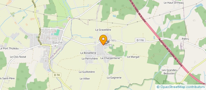 localisation de l'entreprise COMITE LOCAL DE SAINT-MATHURIN-SUR-LOIRE DE LA FEDEATION NATIONALE DES ANCIENS COMBATTANTS EN ALGERIE  LOIRE-AUTHION