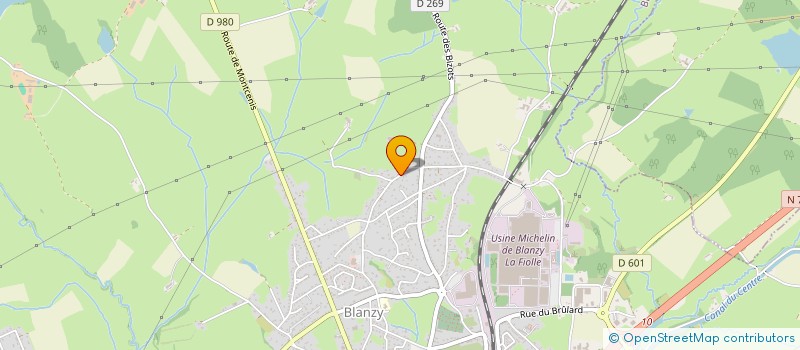 localisation de l'entreprise COMITE LOCAL DES FETES DE BLANZY  BLANZY