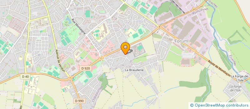 localisation de l'entreprise COMITE LOCAL DES OEUVRES SOCIALES DE L'ADMINISTRATION PENITENTIAIRE à CHATEAUROUX