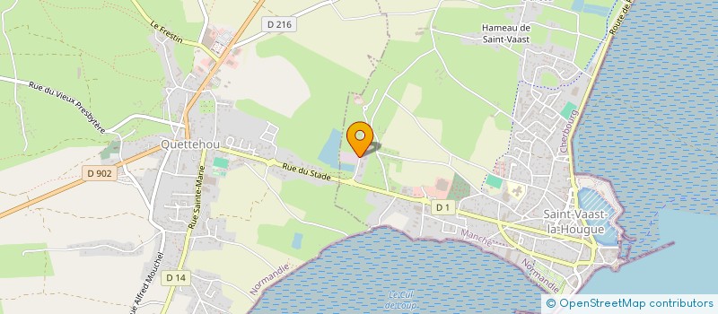 localisation de l'entreprise COMITE LOCAL DES PECHES  SAINT-VAAST-LA-HOUGUE