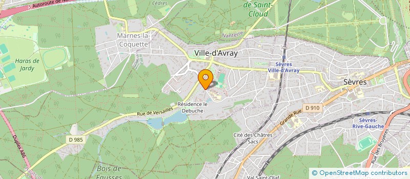 localisation de l'entreprise COMITE LOCAL DU PARTI DE GAUCHE DES HAUTS DE SEINE CENTRE à VILLE-D'AVRAY