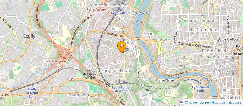 localisation de l'entreprise COMITE LOCAL LOGEMENT AUTONOME JEUNES à LYON